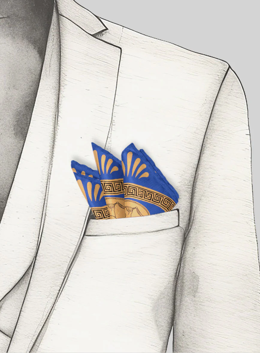 Aegidos Silk Pocket Square - Image 4
