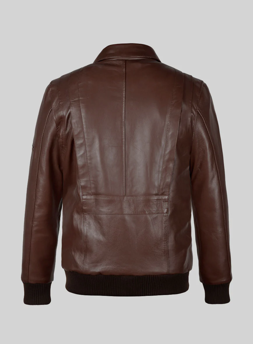 Airvoyant Bomber Leather Jacket - Image 6