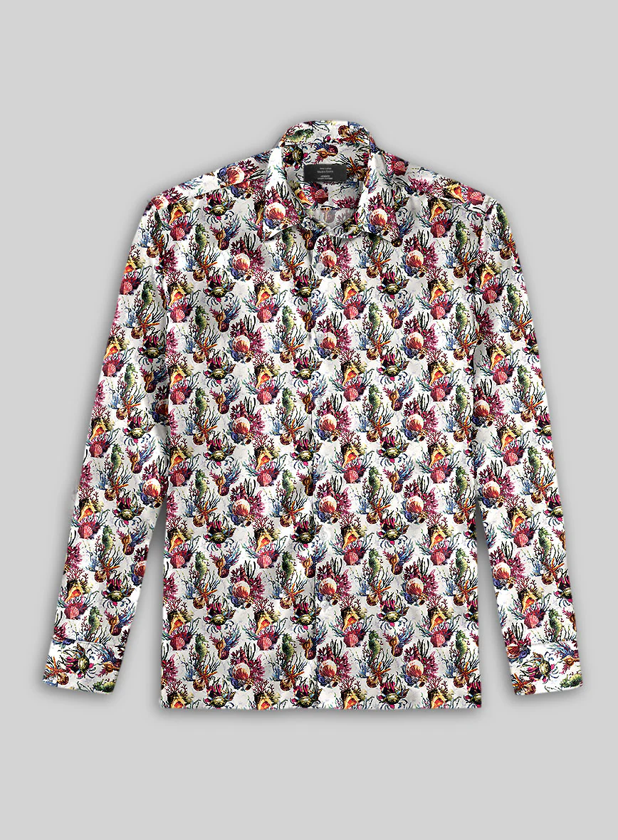 Alain Silk Cotton Shirt - Image 2
