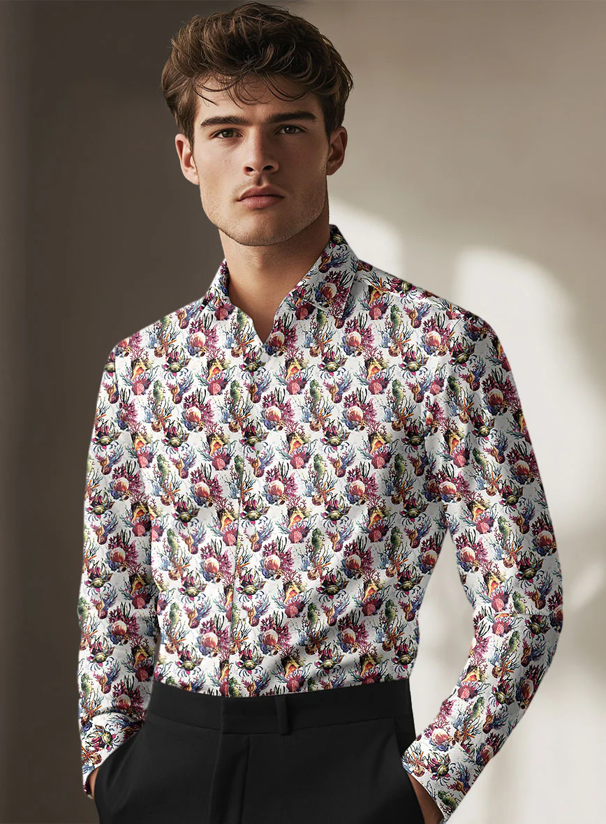 Alain Silk Cotton Shirt - Image 3