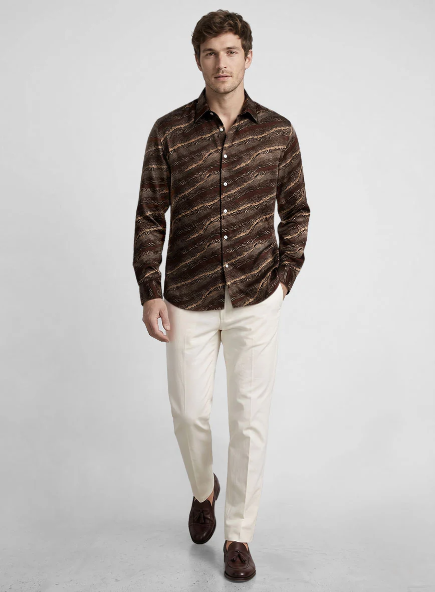 Alarico Silk Cotton Shirt - Image 4