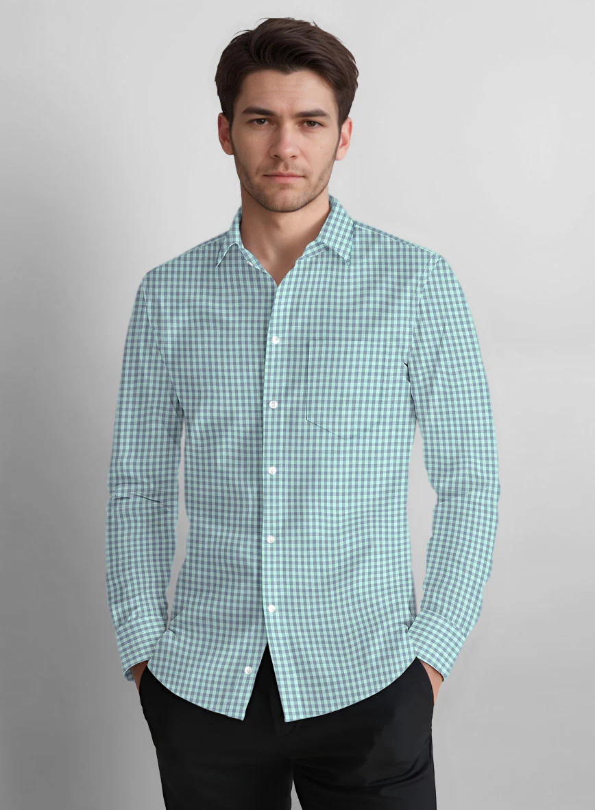 Arctic Check Cotton Shirt - Image 3