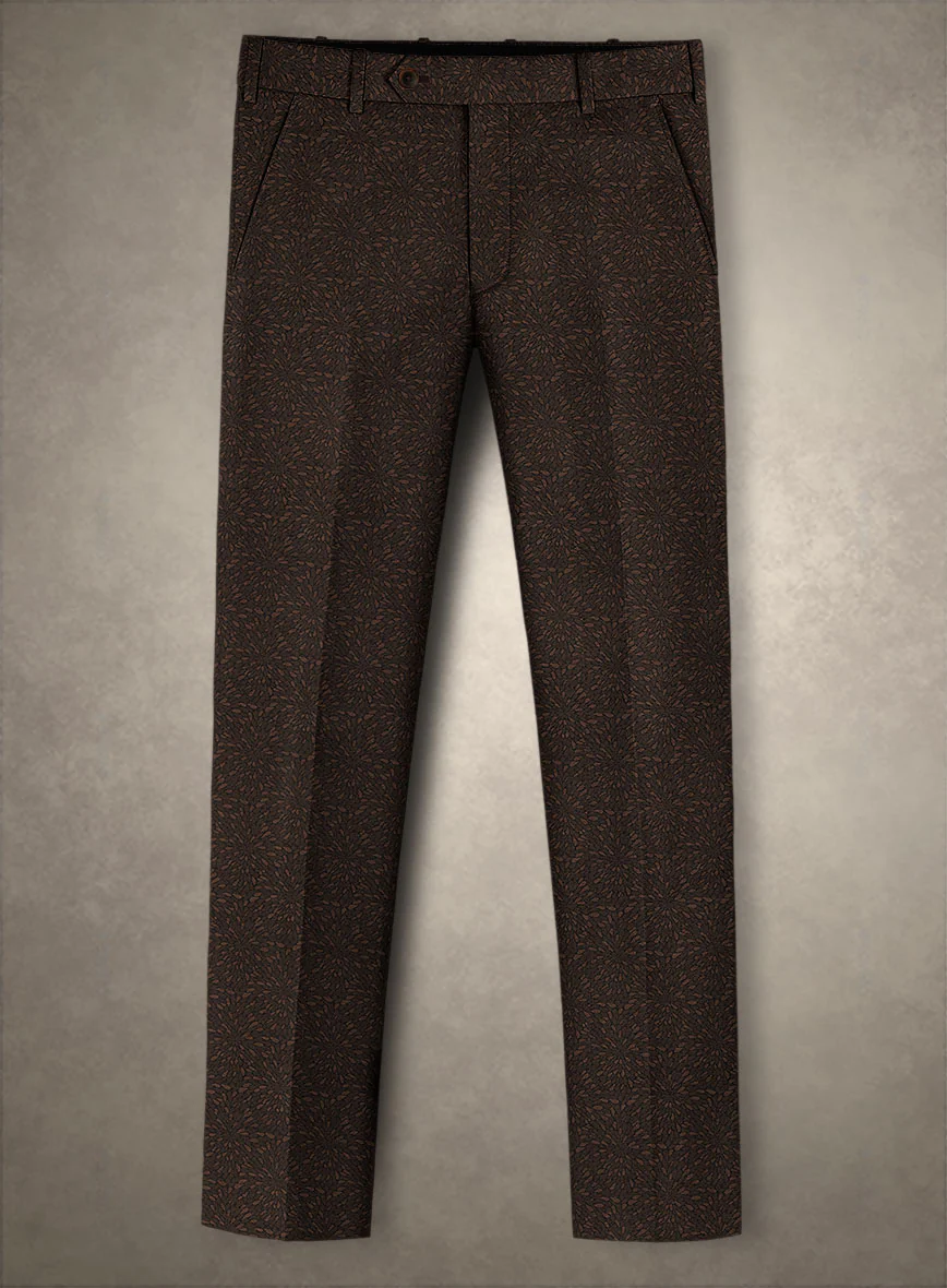 Arizo Brown Wool Suit - Image 5