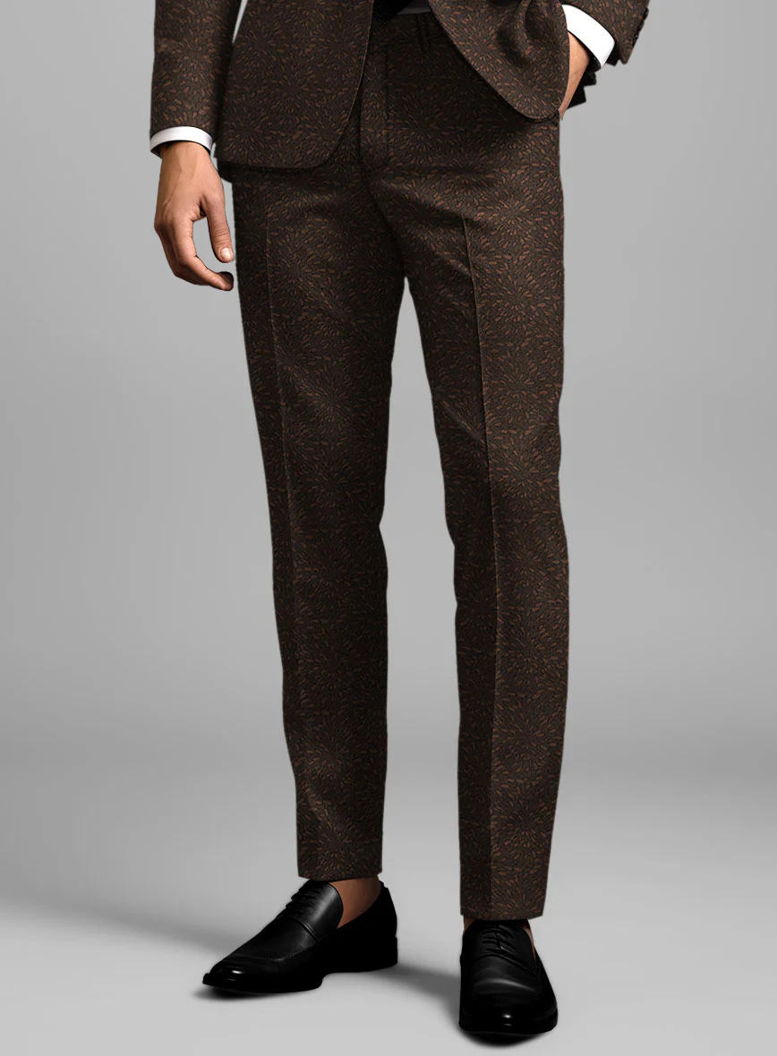 Arizo Brown Wool Suit - Image 6