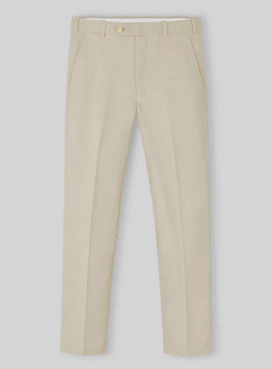 Army Khaki Stretch Chino Pants - Image 2