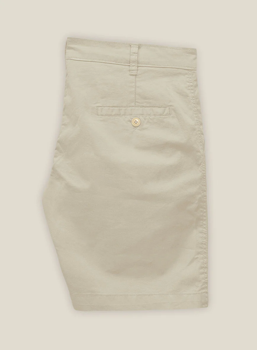 Army Khaki Stretch chino Shorts - Image 3