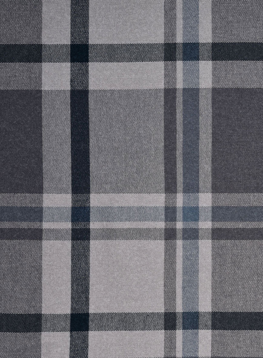 Ashbar Check Cotton Lycra Shirt - Image 4