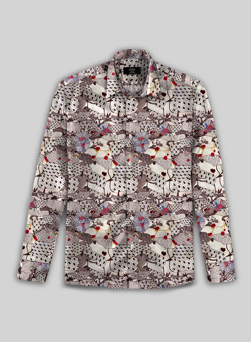 Atelier Foliage Silk Shirt - Image 3