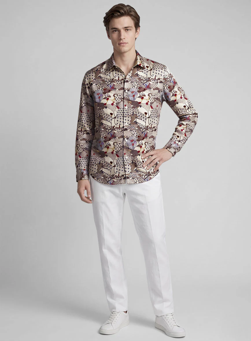Atelier Foliage Silk Shirt - Image 4