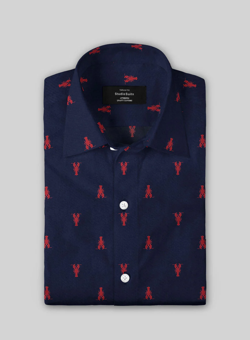 Atlantic Lobster Cotton Shirt - Image 2