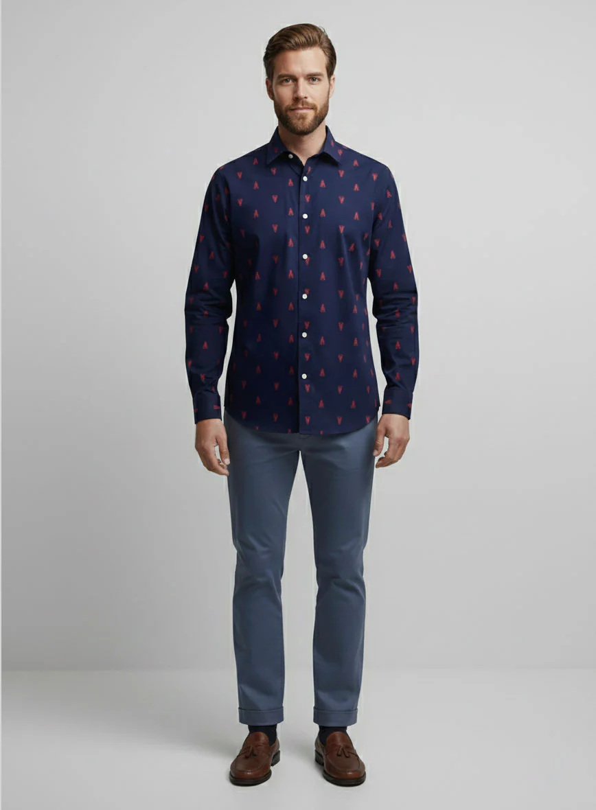 Atlantic Lobster Cotton Shirt - Image 4