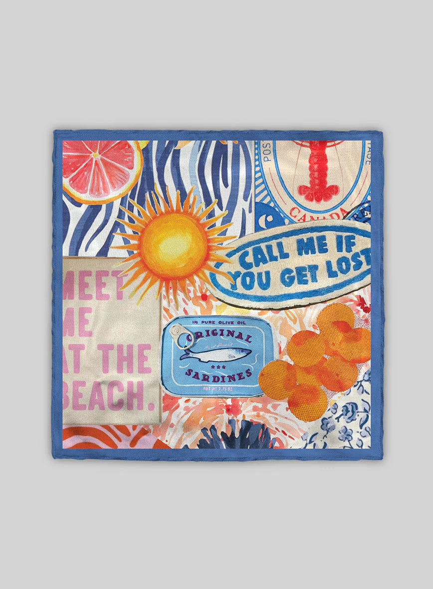 Aurelia Silk Pocket Square - Image 3