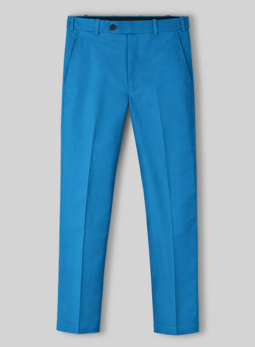 Azure Napoli Stretch Light Weight Cotton Suit - Image 4