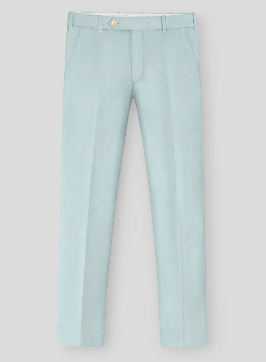 Napolean Wool Baby Blue Suit - Image 5