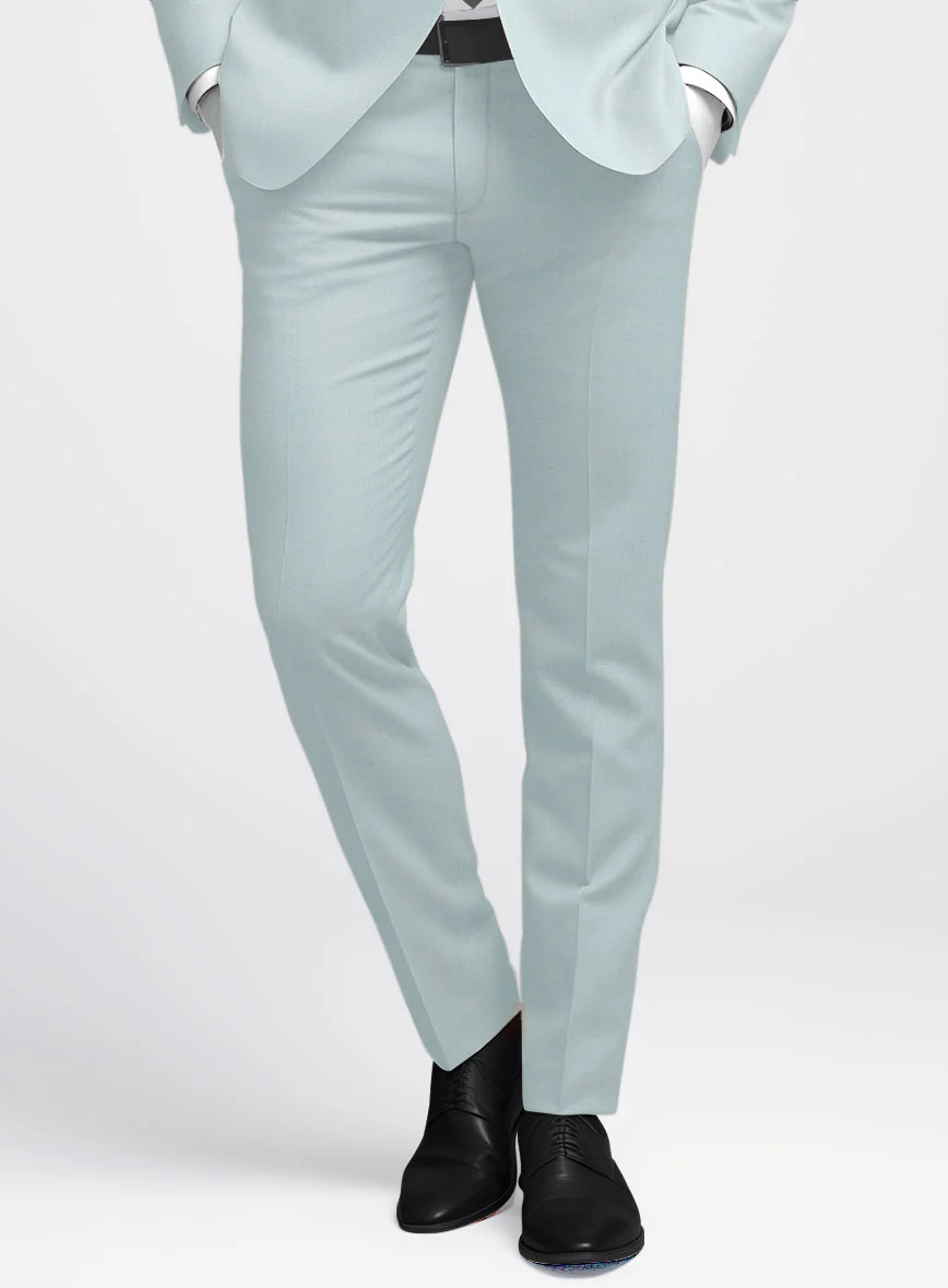 Napolean Wool Baby Blue Suit - Image 6
