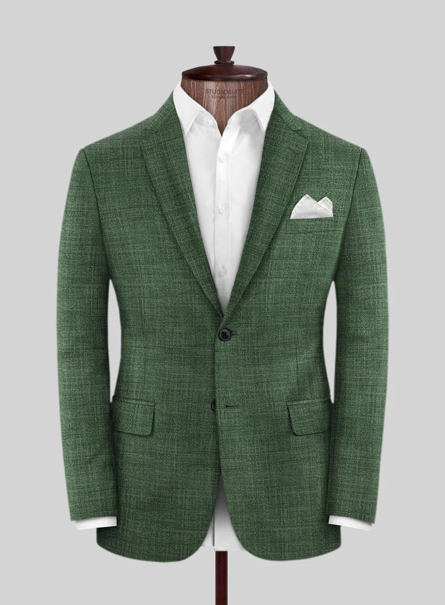 Bamboo Wool Abundant Green Suit - Image 2