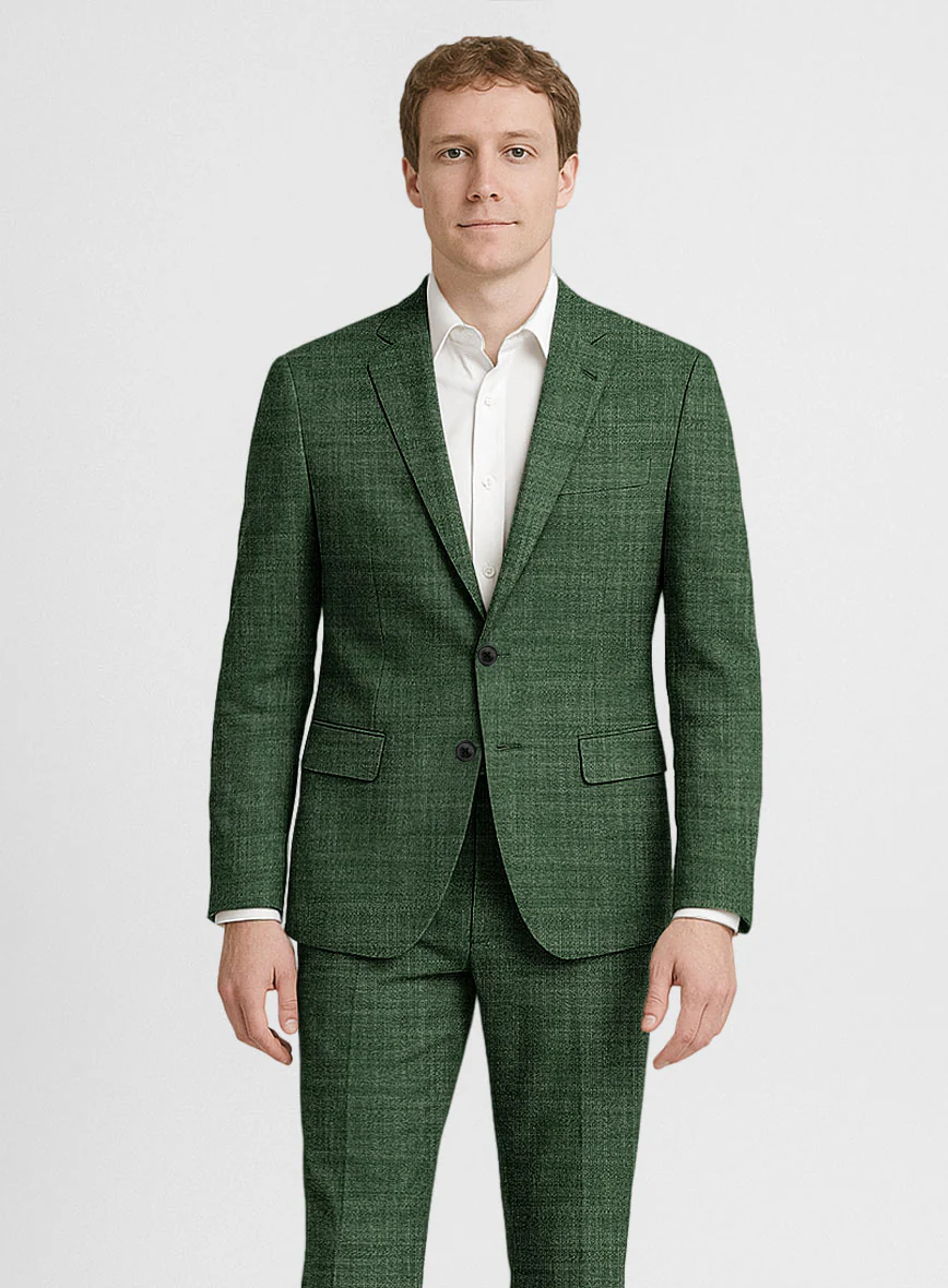 Bamboo Wool Abundant Green Suit - Image 3