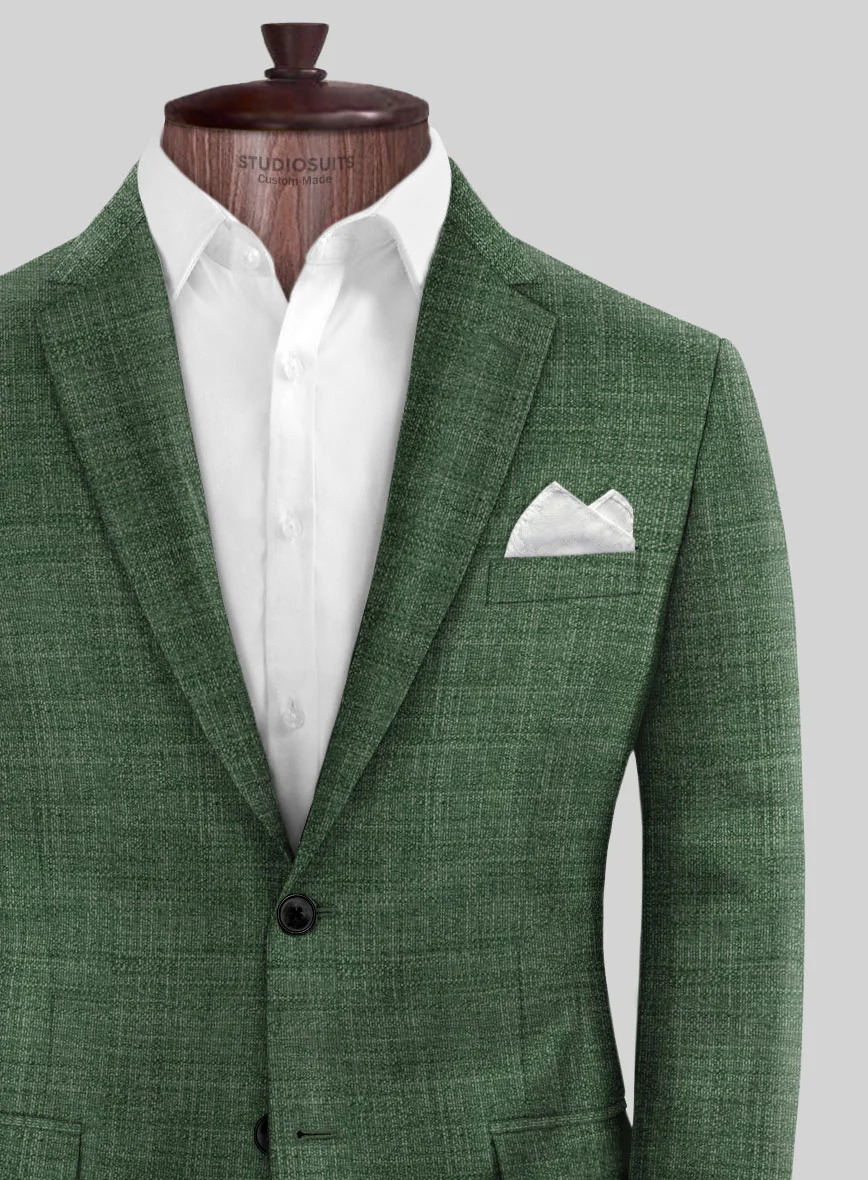 Bamboo Wool Abundant Green Suit - Image 5