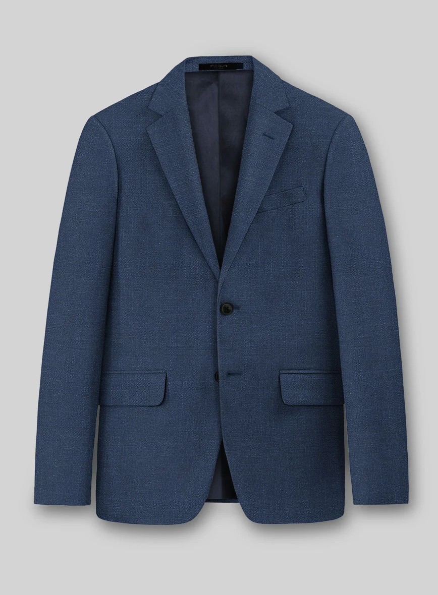 Bamboo Wool Blue Suit - Image 2