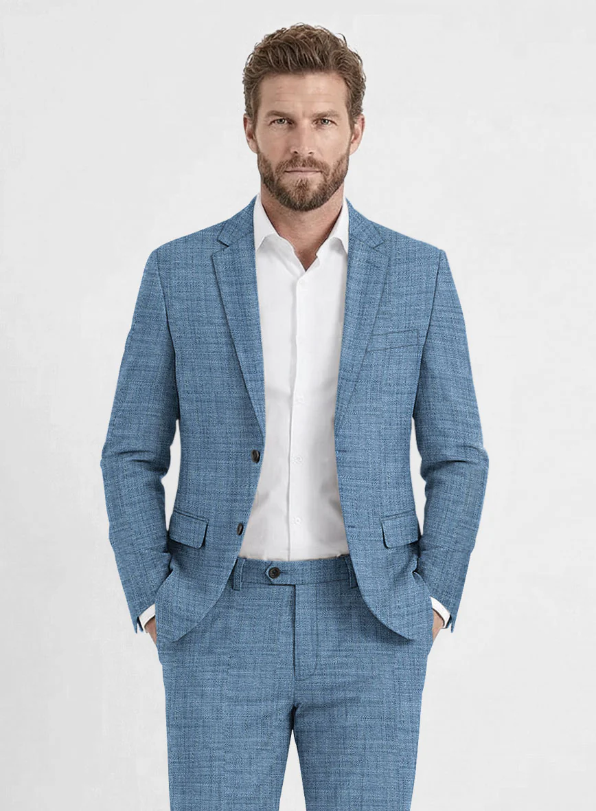 Bamboo Wool French Blue Jacket - Image 2