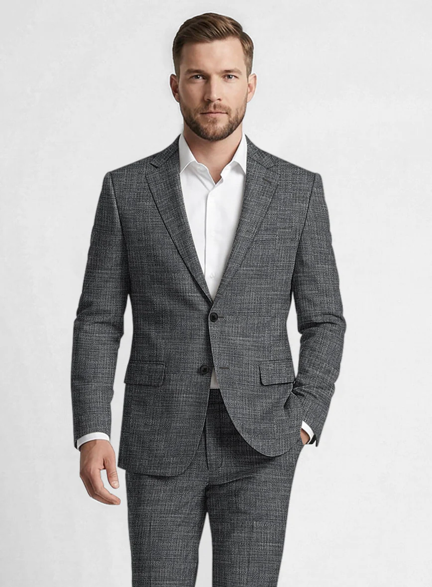 Bamboo Wool Gray Suit - Image 3