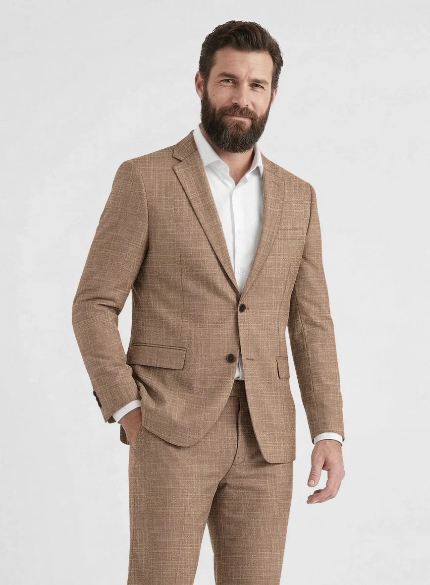 Bamboo Wool Saddle Brown Jacket - Image 2