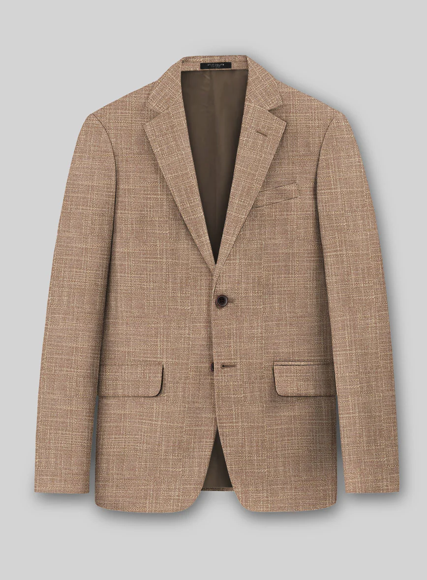 Bamboo Wool Saddle Brown Suit - Image 2