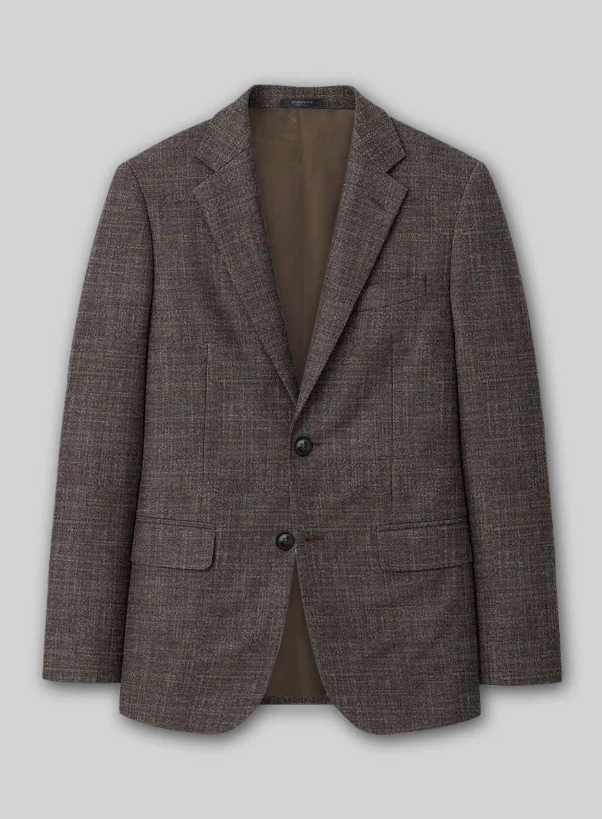 Bamboo Wool Umber Brown Suit - Image 2