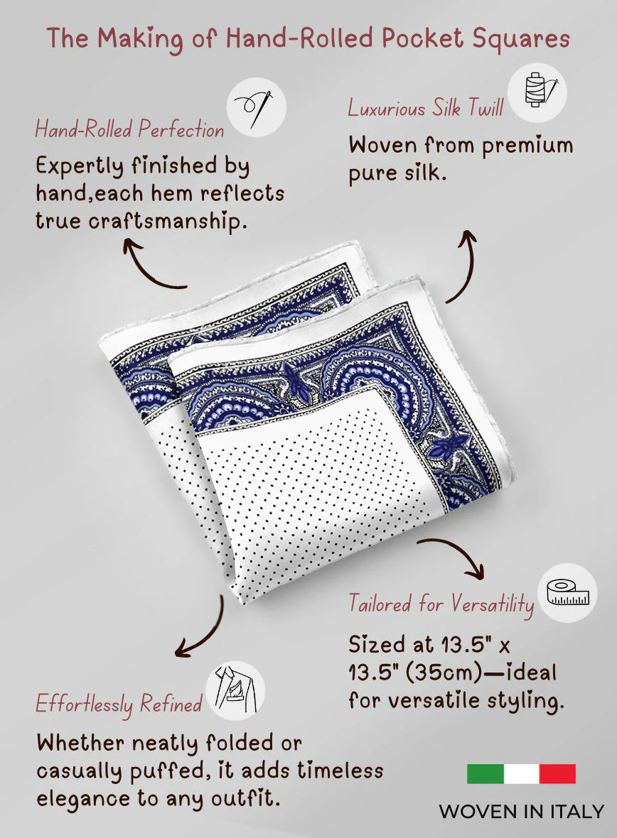 Bandana Silk Pocket Square - Image 5