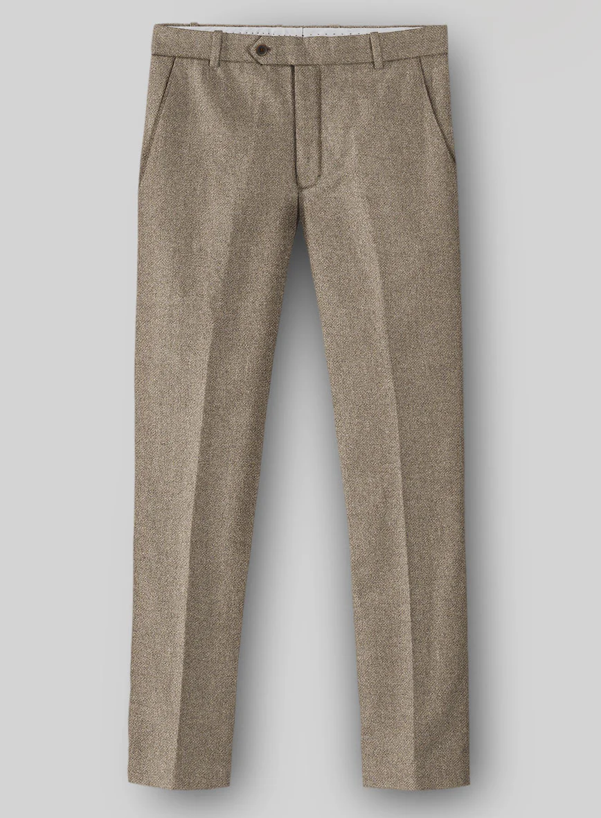 Bark Brown Heavy Tweed Suit - Image 5