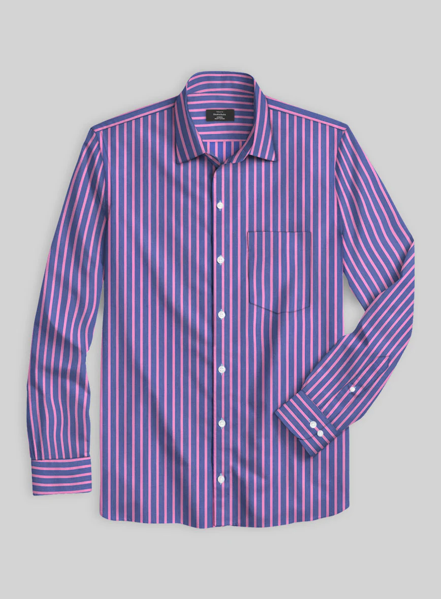 Baron Stripe Organic Cotton Shirt - Image 2