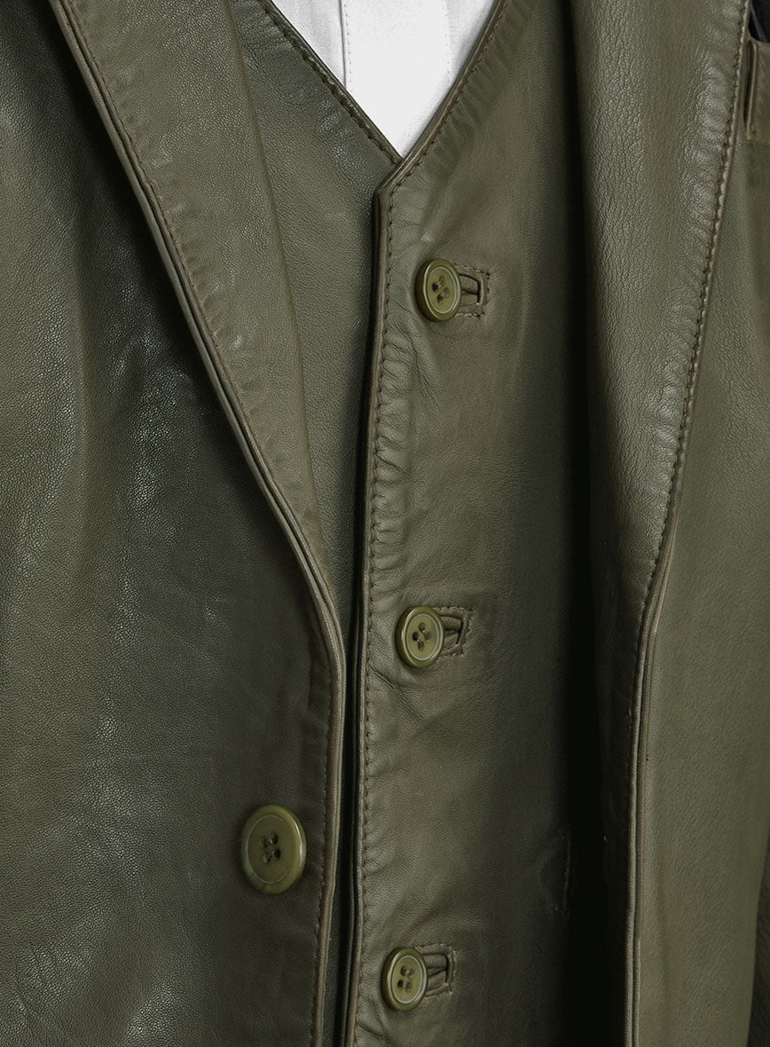 Basicallo Green Leather Suit - Image 3