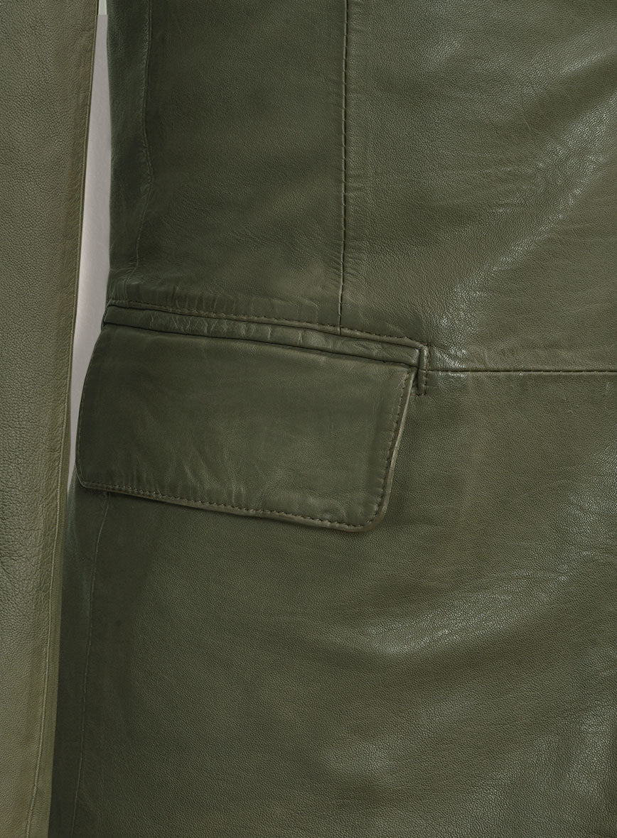 Basicallo Green Leather Suit - Image 6