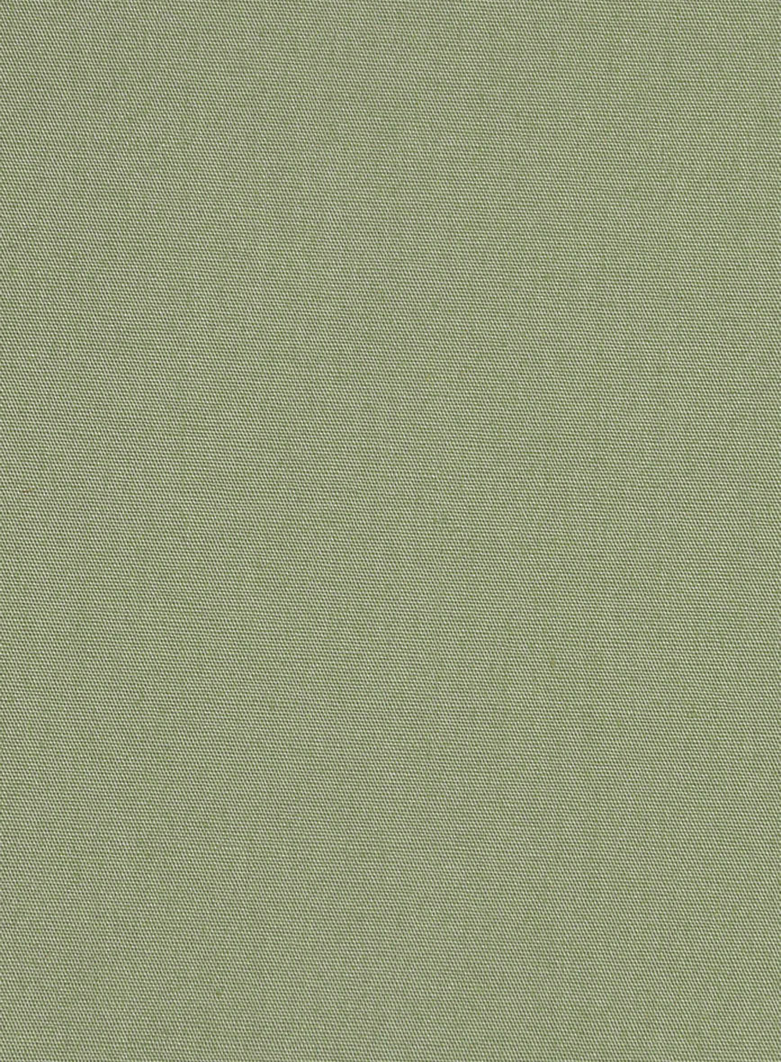 Basil Dust Stretch Poplene Shirt - Image 4