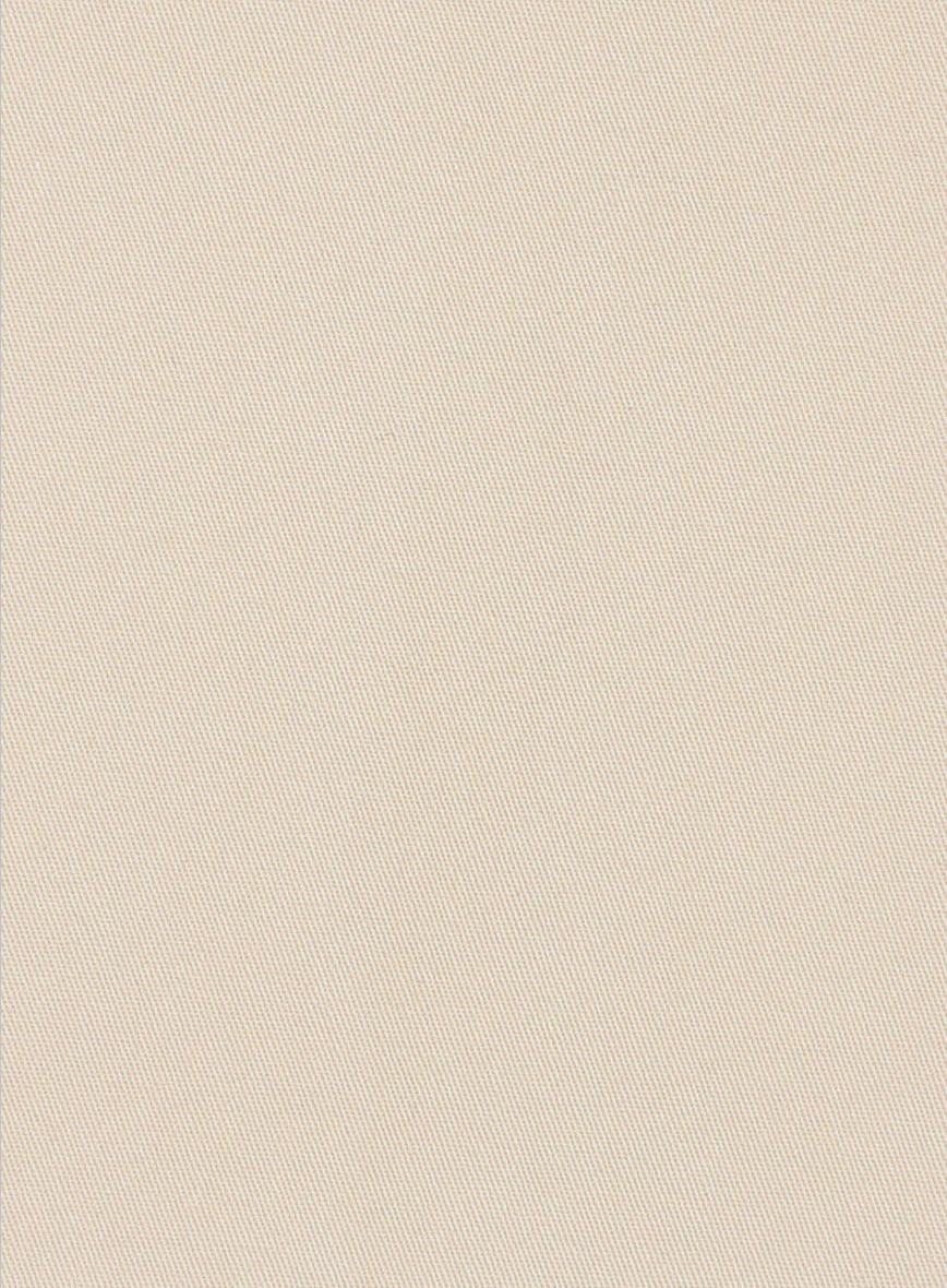 Beige Cotton Power Stretch Chino Jacket - Image 3
