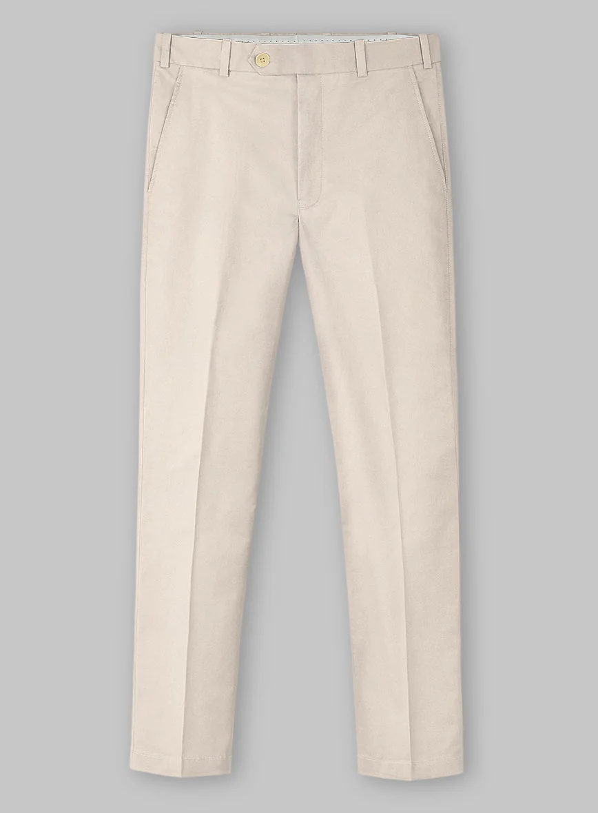 Beige Stretch Chino Suit - Image 5