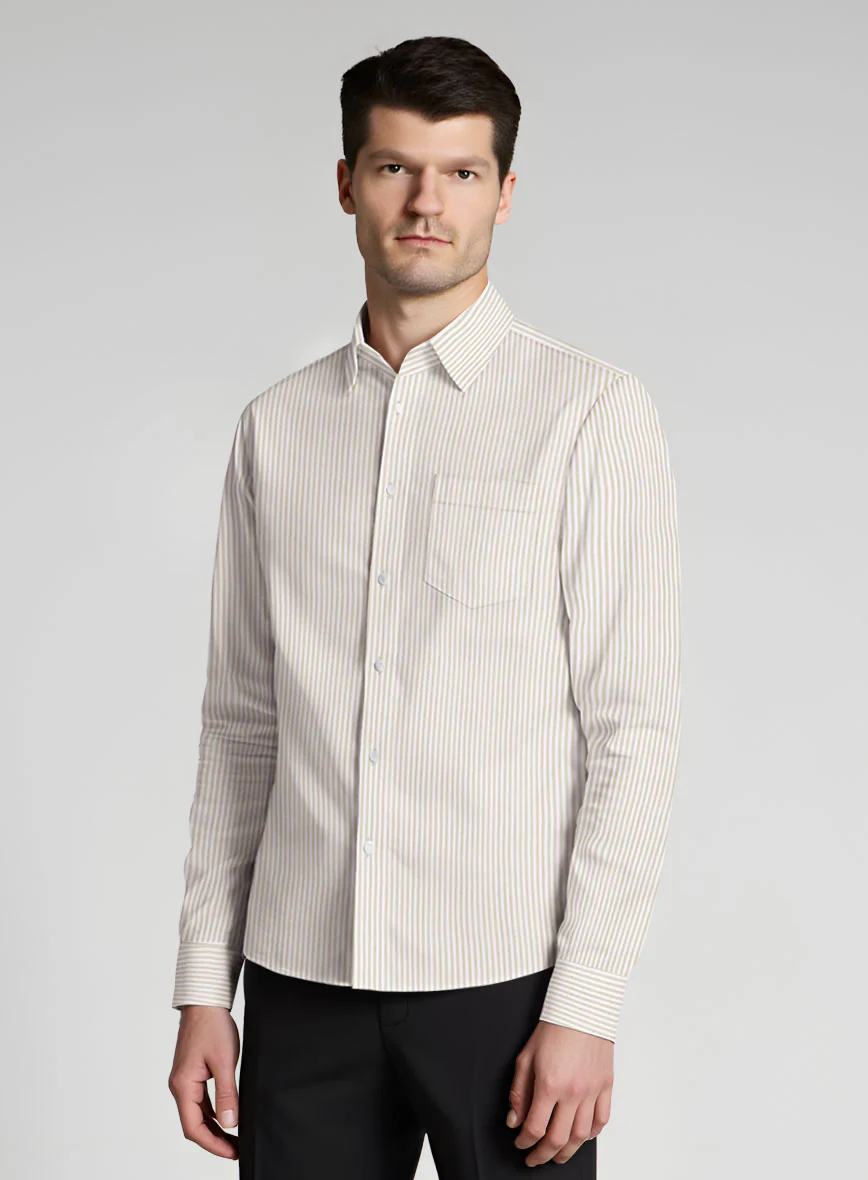 Beigecrest Stripe Cotton Shirt - Image 2