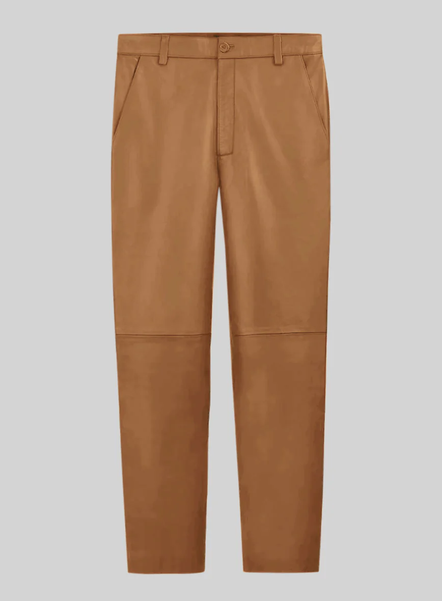 Bella Brown Leather Suit - Image 3