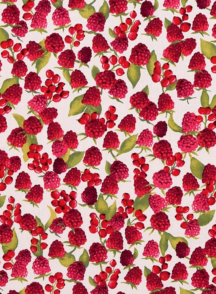 Berry Burst Cotton Shirt - Image 5