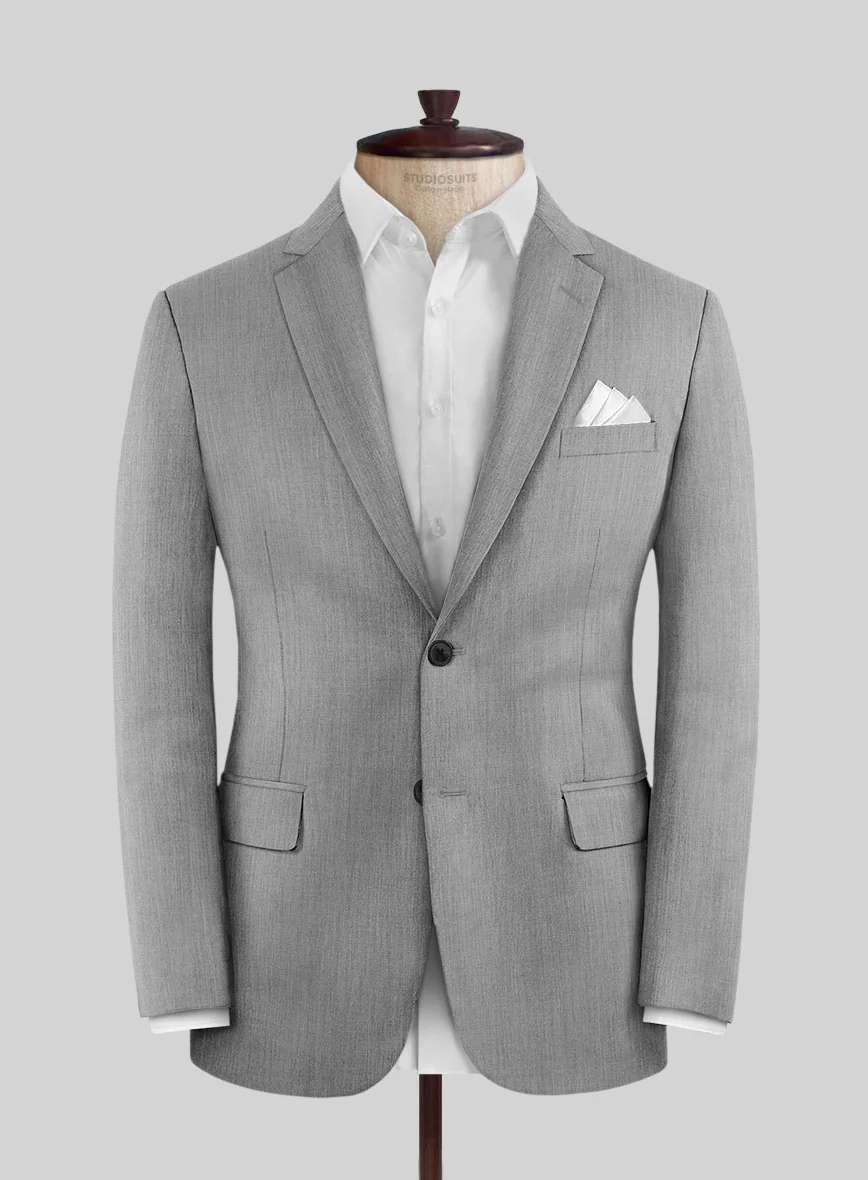 Classic Light Gray Big and Tall Suit - Image 3