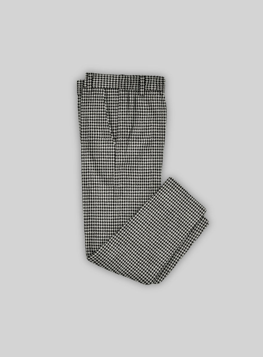 Big Houndstooth BW Tweed Boys Suit - Image 5