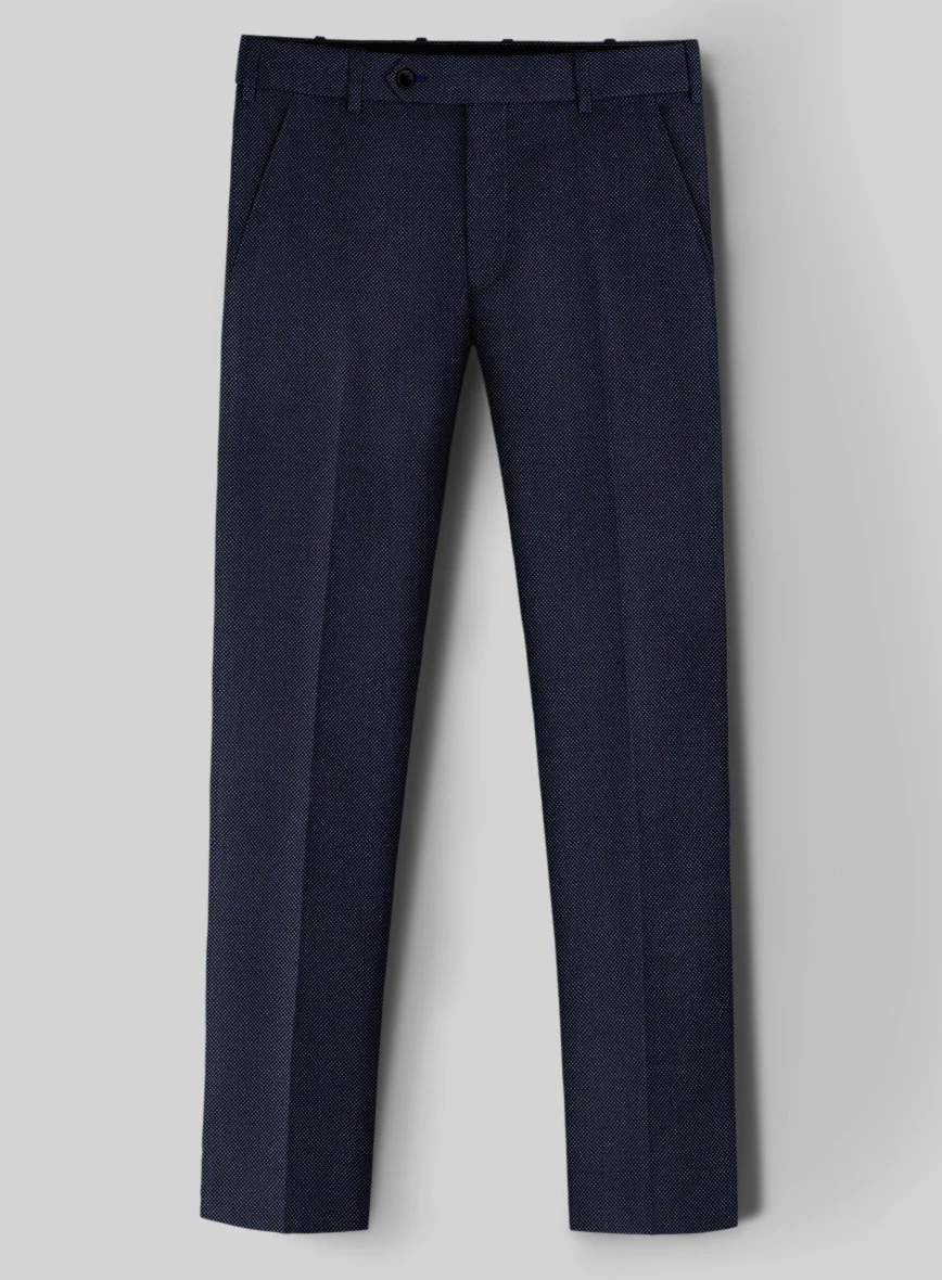 Birdseye Wool Blue Suit - Image 5