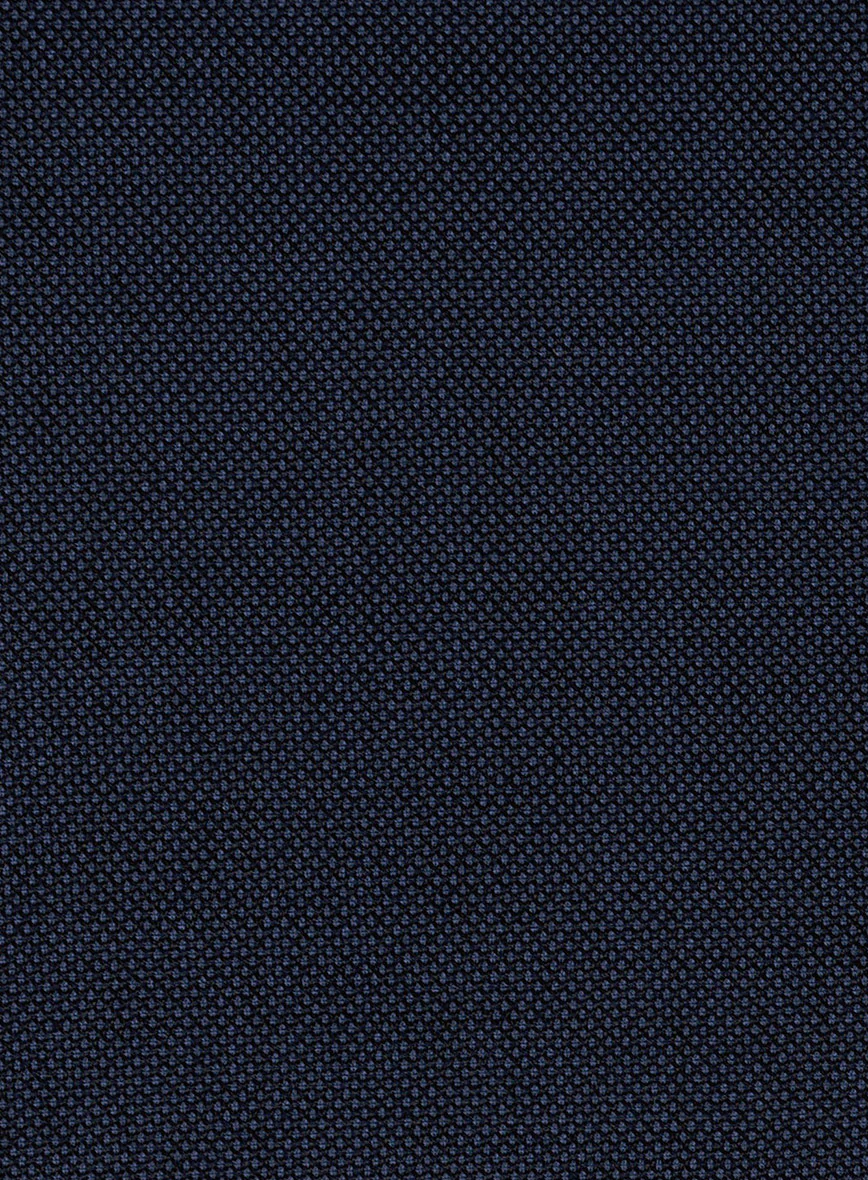 Birdseye Wool Blue Suit - Image 7