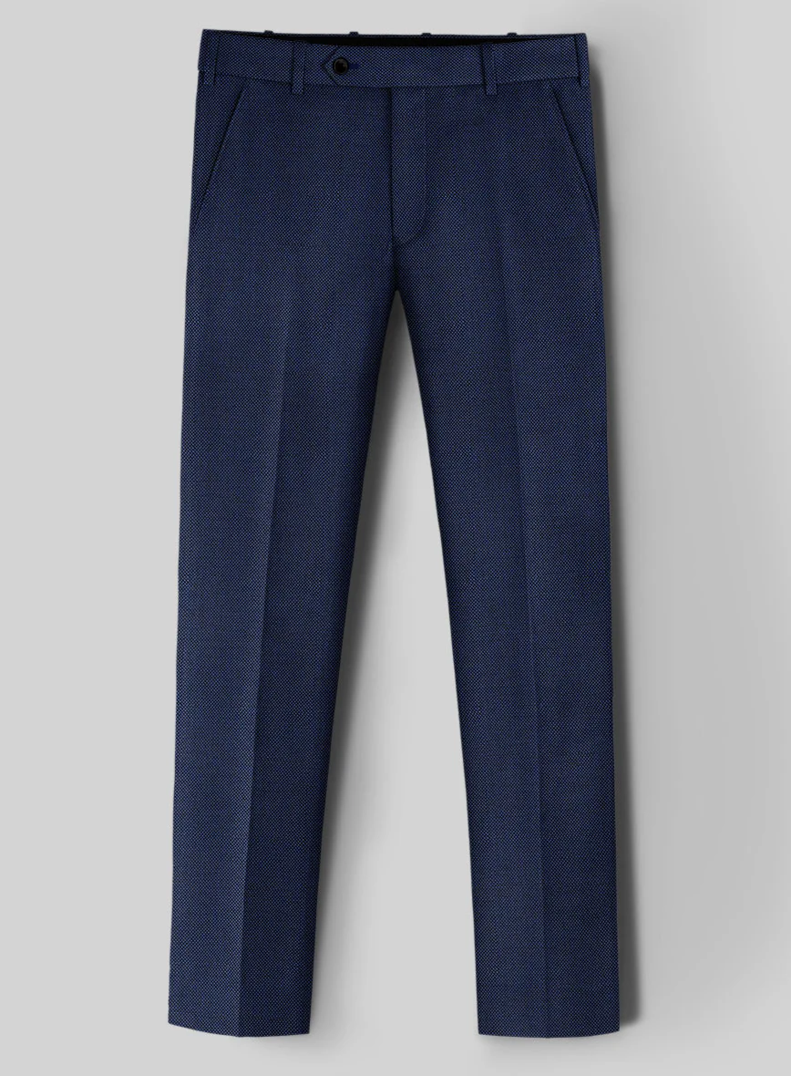 Birdseye Wool Royal Blue Suit - Image 5