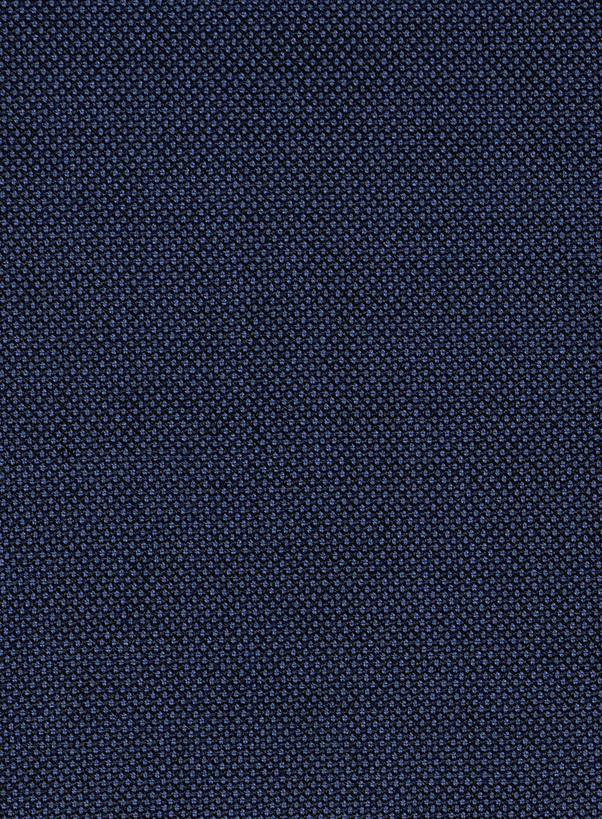 Birdseye Wool Royal Blue Suit - Image 7