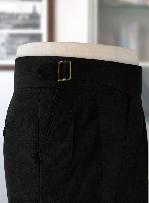 Black Chino Gurkha Trousers - Image 4