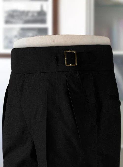 Black Chino Gurkha Trousers - Image 5