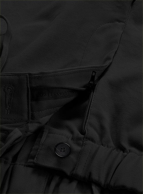 Easy Pants Black Cotton Canvas - Image 7