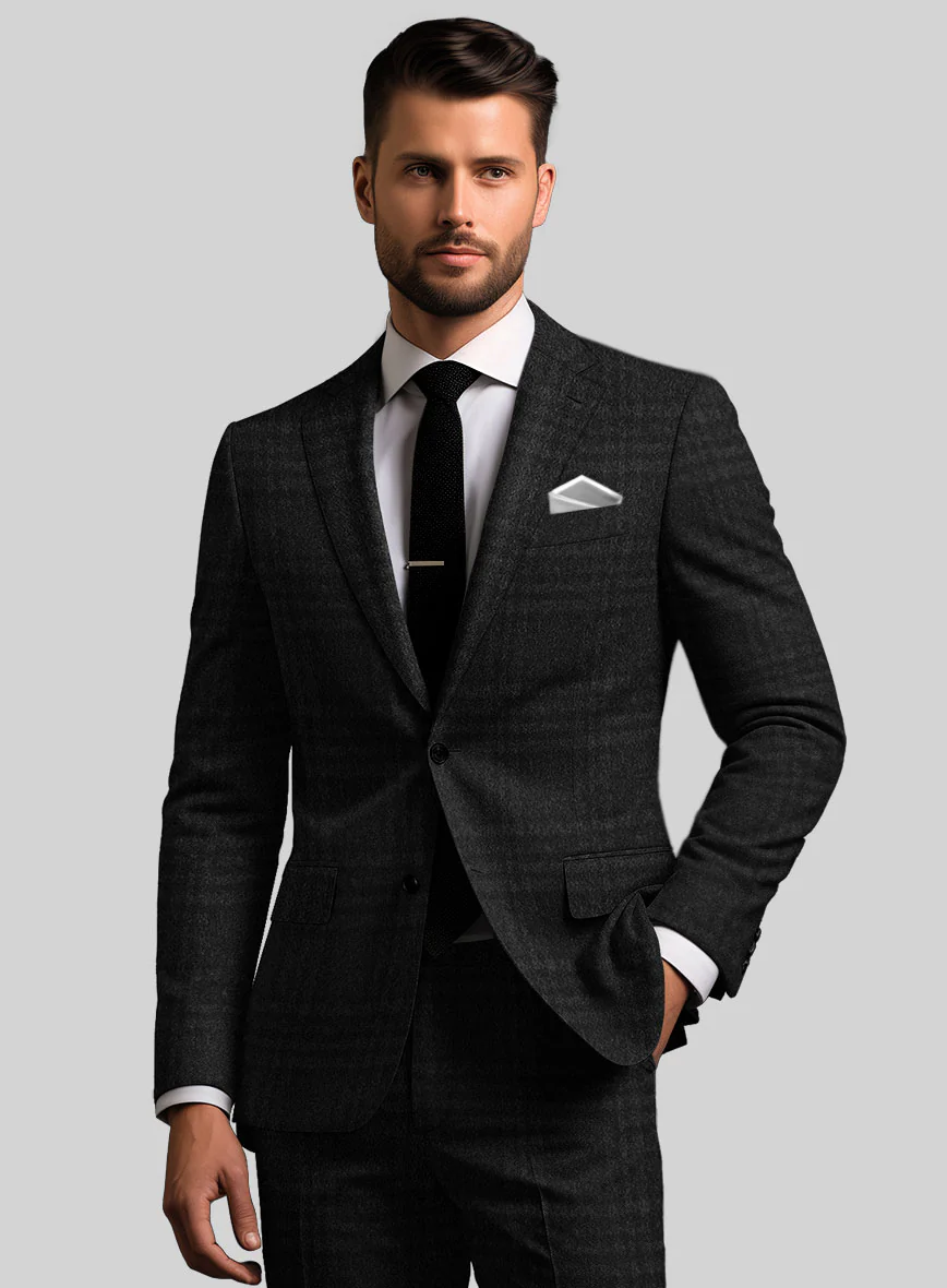 Black Franco Cashmere Jacket - Image 2