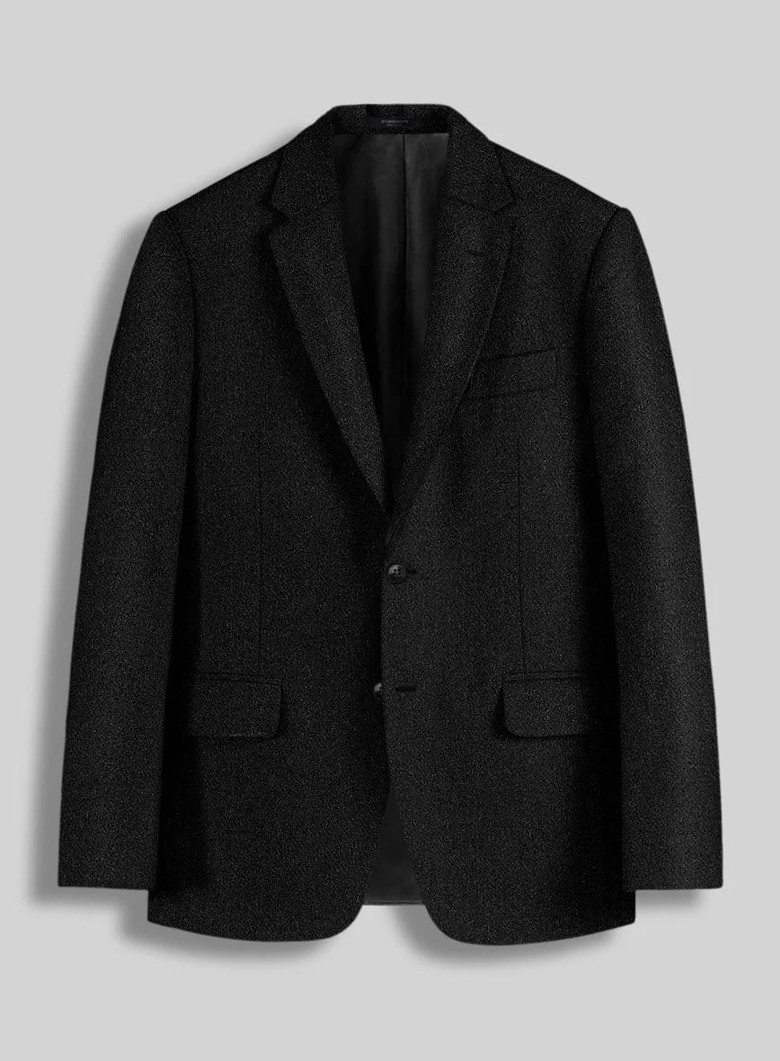 Black Heavy Tweed Suit - Image 3